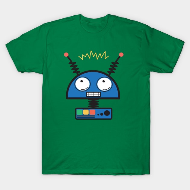 Retro Sci-Fi Fun Pet Robot BoomBoomInk T-Shirt by BoomBoomInk